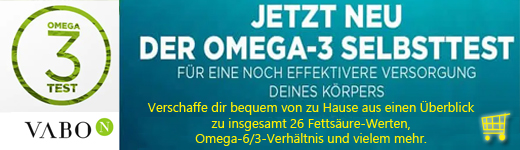 omega 3 Selbsttest Nahrungsergänzungsmittel NEMs